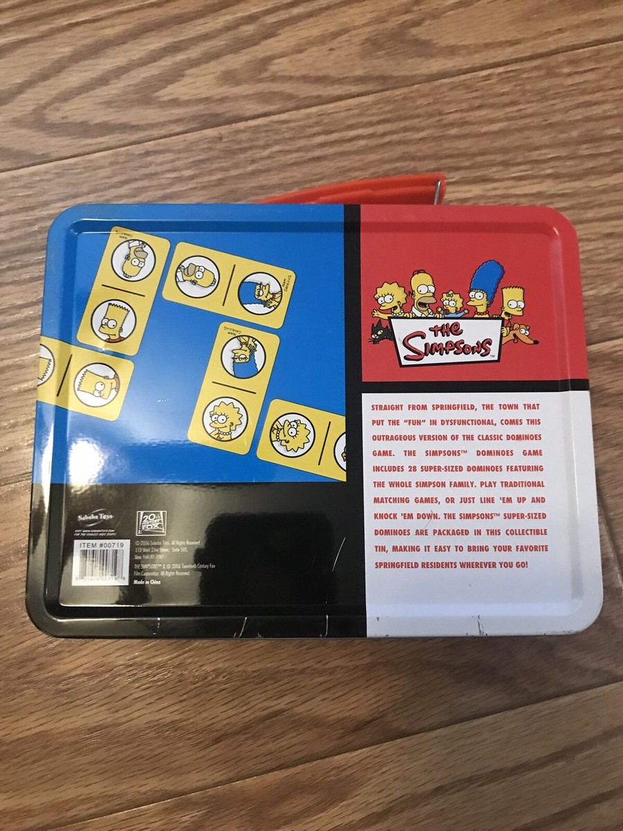 The Simpsons 28 Super Sized Plastic Dominoes (aa) | eBay