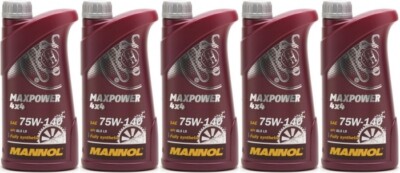 MANNOL Maxpower 4x4 75W-140 API GL 5 LS 5x 1l = 5 Liter
