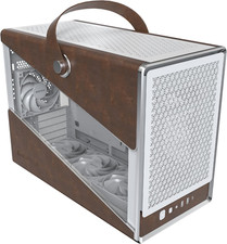 Heritage Matx, Micro Form Factor Compact Leather Gaming Chassis with Signature H