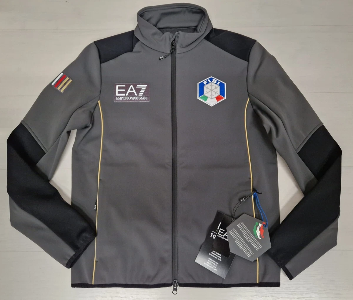 EA7 EMPORIO ARMANI FISI SOFTSHELL IMPERMEABILE GIACCA SLIM 6LPM1F