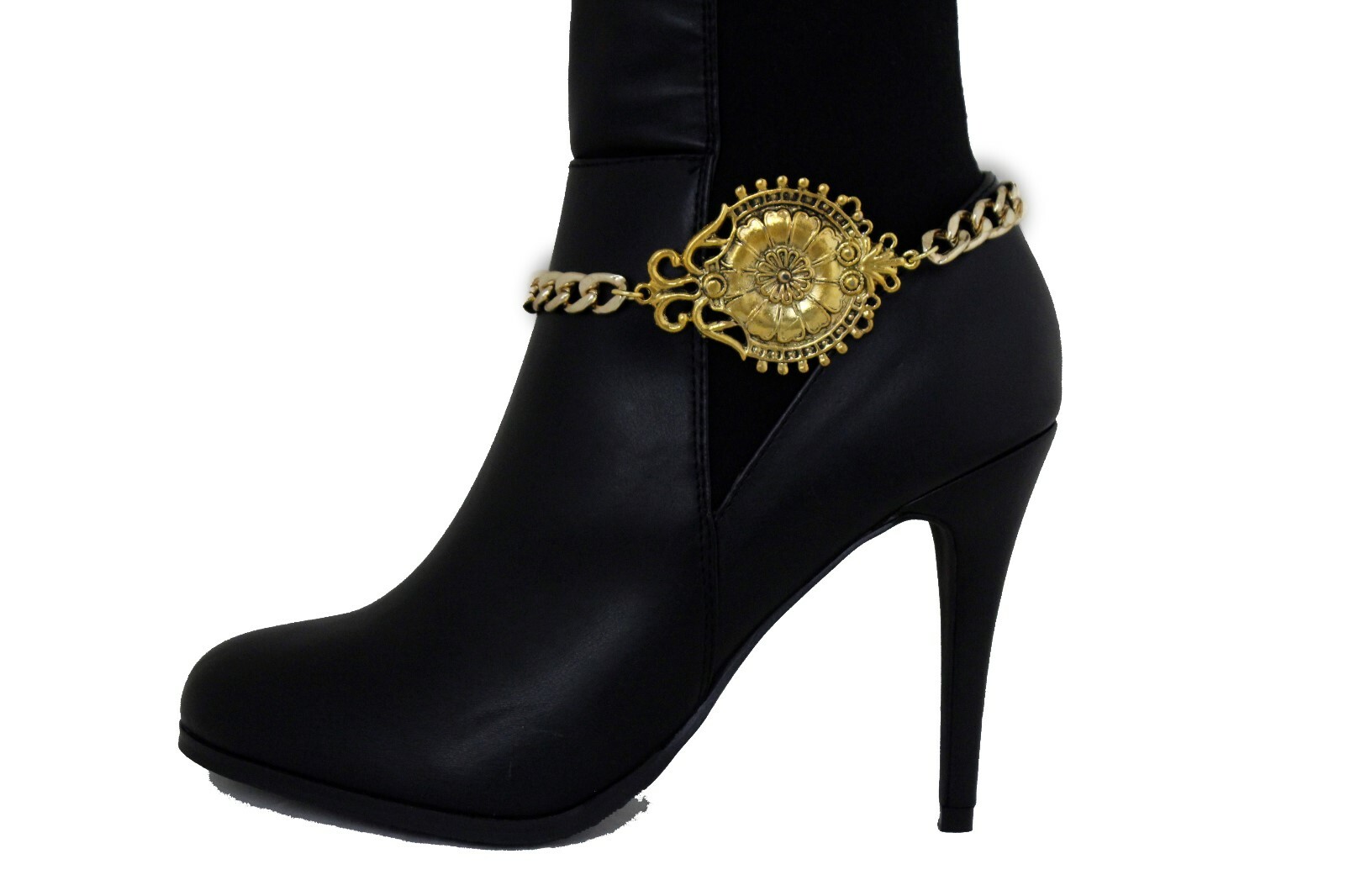 Chaîne De Bottes Punk Métal | Bracelet Décoratif Unisexe Pour Jeans, Sacs, Robes - Accessoire Fête