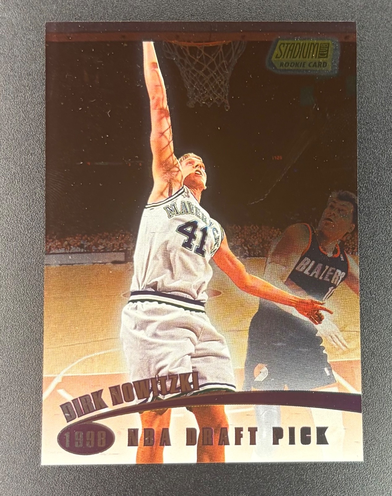 1999 Stadium Club Dirk Nowitzki 1998 Draft Pick #109 Rookie Mavericks