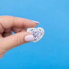 K Company Antique Garden Tile Hearts 9/Pkg- - 3 Pack