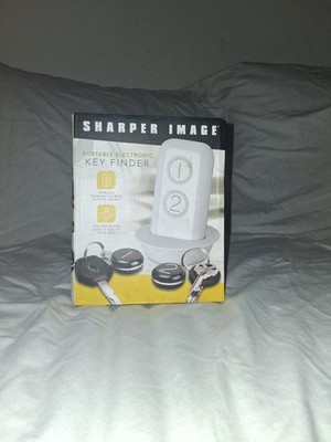Sharper Image Portable Electronic Key Finder Locator with 2 Key Fobs