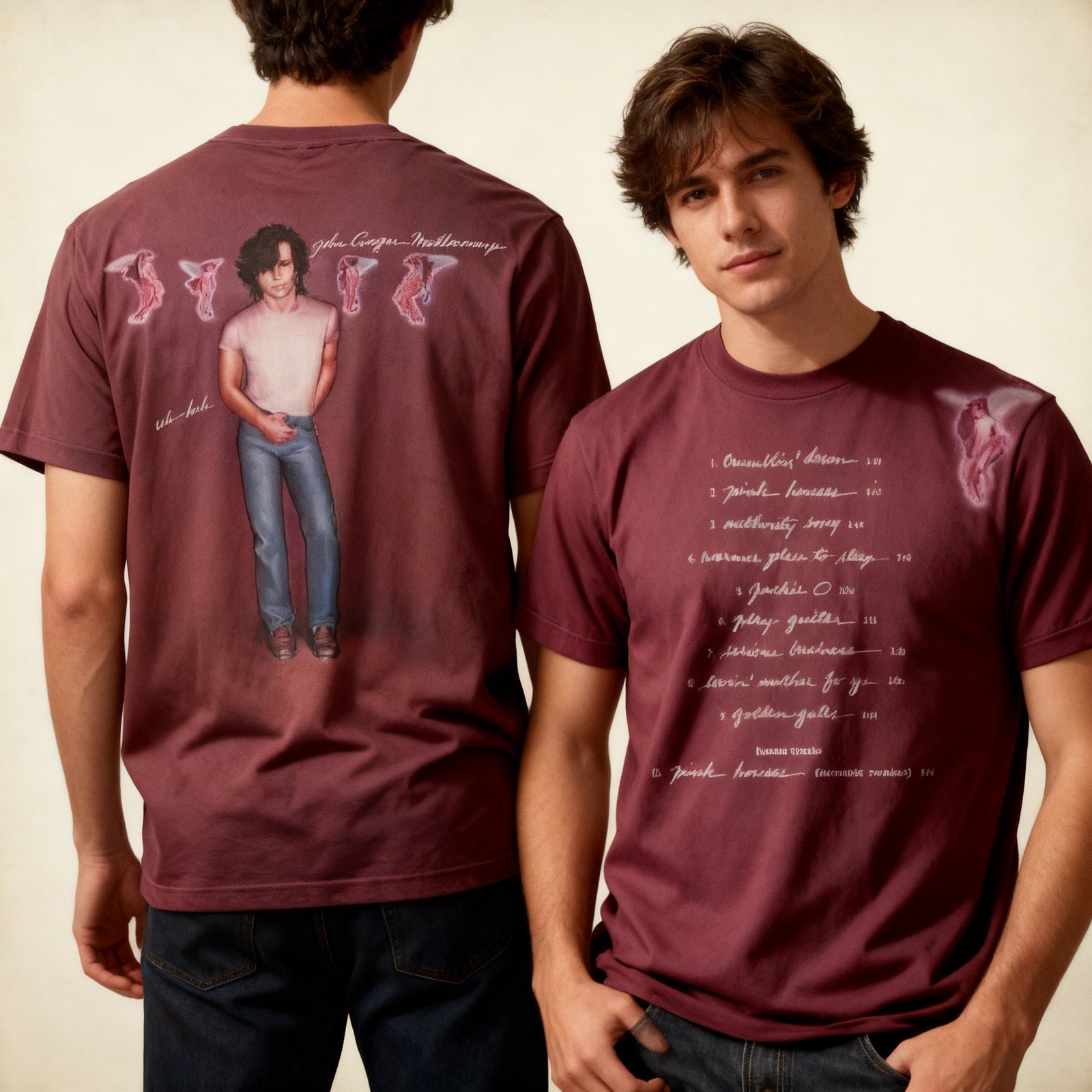 John Cougar Mellencamp Uh-huh Album Cover AOP 3D T-shirt