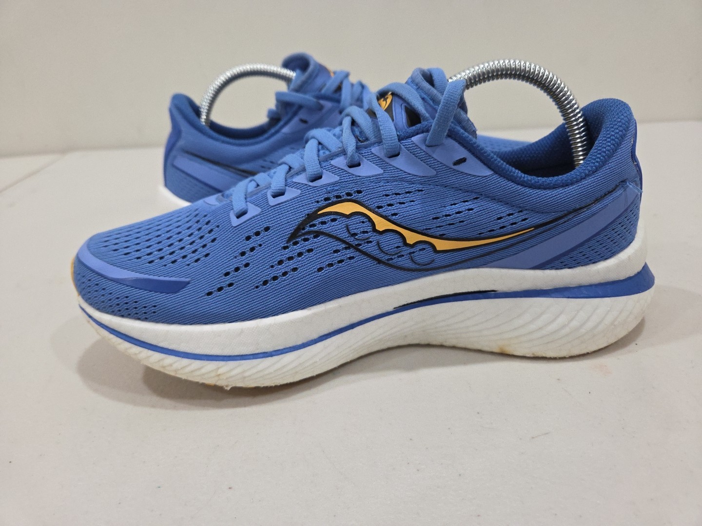 Saucony Womens Size 9.5  Endorphin Speed 3 Running Shoes Blue Yellow S10756-30 thumbnail 6