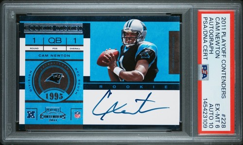 Cam Newton [Autograph] #228 2011 Playoff Contenders card