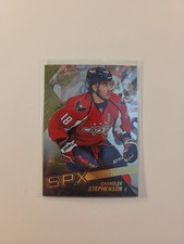 2015-16 Upper Deck SPx Foil Rookies Chandler Stephenson Card #109 RC Rookie. rookie card picture