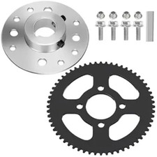 Go Kart Sprocket Hub 1" Bore 1/4" Keyway Assembly with 35 Chain 60T Rear 60T
