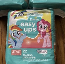 Pampers Easy Ups My Little Pony Disposable Training Underwear 3T-4T 22 Count