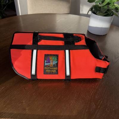 OUTWARD HOUND PET GEAR DOG LIFE JACKET SIZE SMALL BRIGHT ORANGE REFLECTIVE