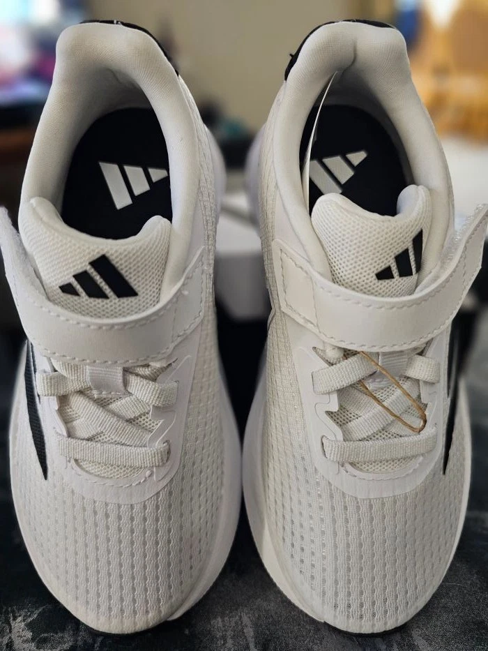 Adidas Duramo SL EL K blanco con rayas negras talla 12Y Foto 2 de 4