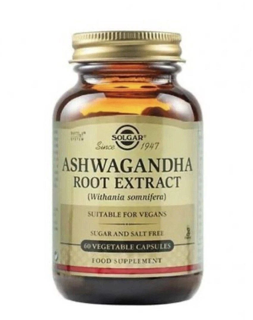 Solgar Ashwagandha Root Extract 60 Vegetable Capsules