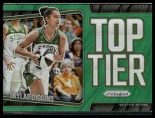 2025 Panini Prizm WNBA #12 Skylar Diggins Top Tier Green Prizms (i20715)