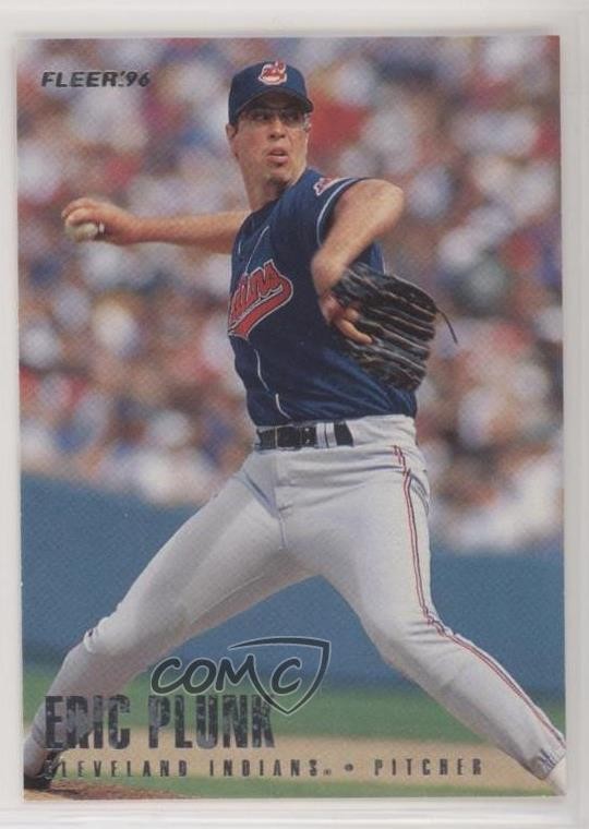 1996 Fleer Team Sets Cleveland Indians Eric Plunk #13 1s8