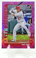 2021 PANINI ELITE SERIES MIKE TROUT #ES2 PINK FIREWORKS ANGELS