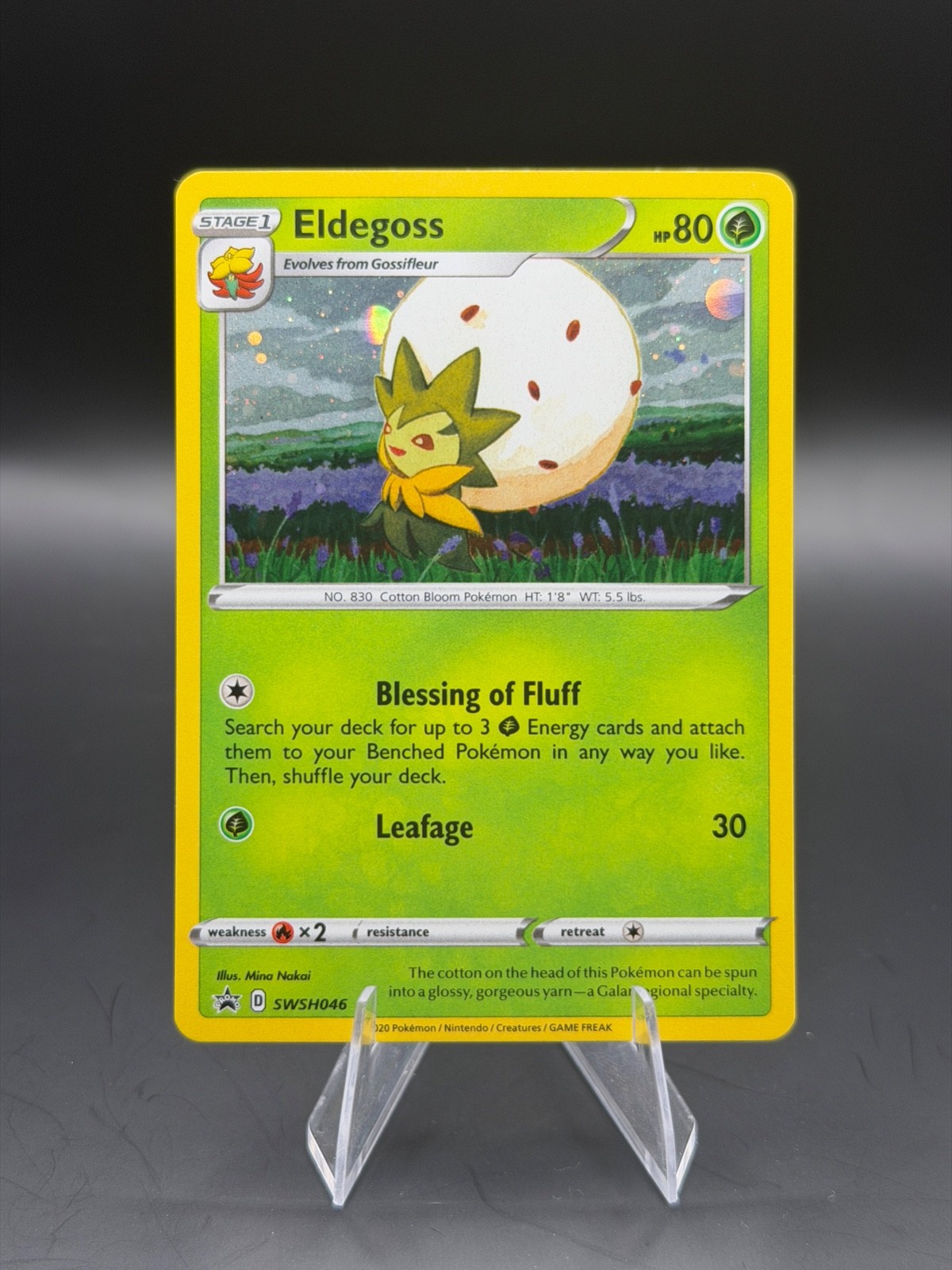 Eldegoss SWSH046 Black Star Promo Holo Rare NM Pokemon TCG