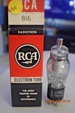 Vacuum Tube RCA 816 - CLEAR GLASS - TESTED STRONG - FREE USA SHIPPING