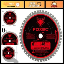 6-1/2" Metal Cutting Circular Saw Blade, 48T TCG, 5/8" Arbor, Cermet Carbide, Du