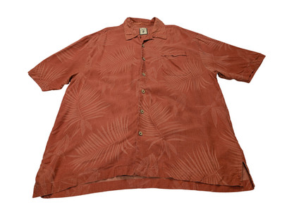 Hawaiihemd Seide Jamaica Jaxx rot Kurzarm Gr. L