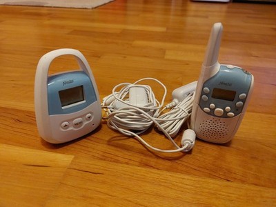 Alecto Babyphone DB-182 LUX 3000 m Reichweite beleuchtetes Display weiß