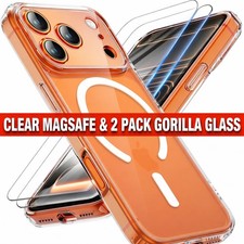 Case For Apple iPhone 17e 17 Pro Max 16E 15 14 Magnetic Clear MagSafe Cover Skin