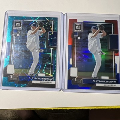 2022 CLAYTON KERSHAW #/35 PANINI OPTIC TEAL PLUS /199 Dodgers
