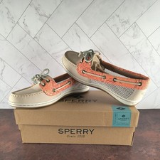 Sperry Women's Firefish Mesh Leather Top-Sider Boat Shoes Deck NIB Sz 7