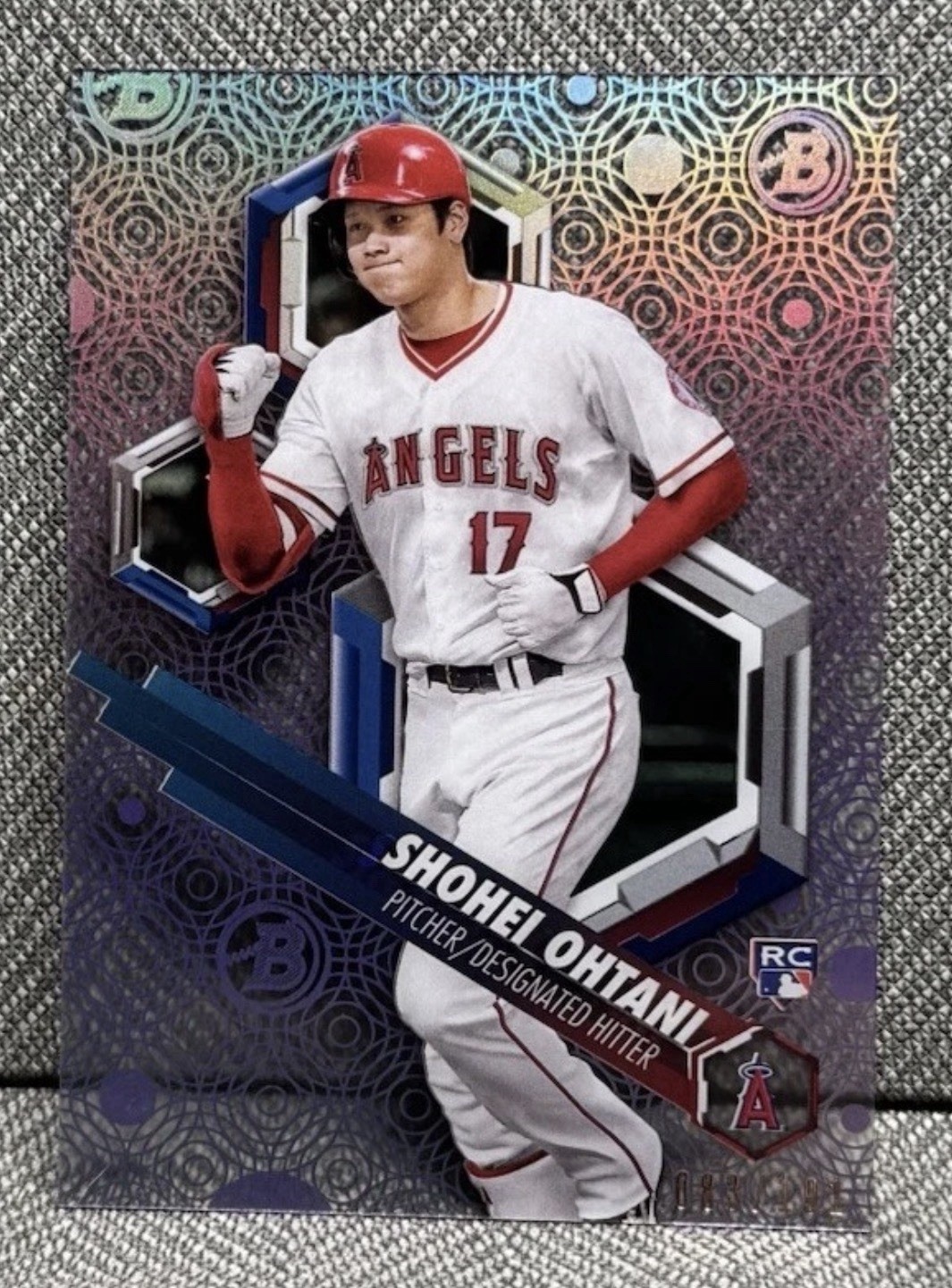 2018 Bowman High Tek RHT-SO Shohei Ohtani RC Purple Rainbows /191