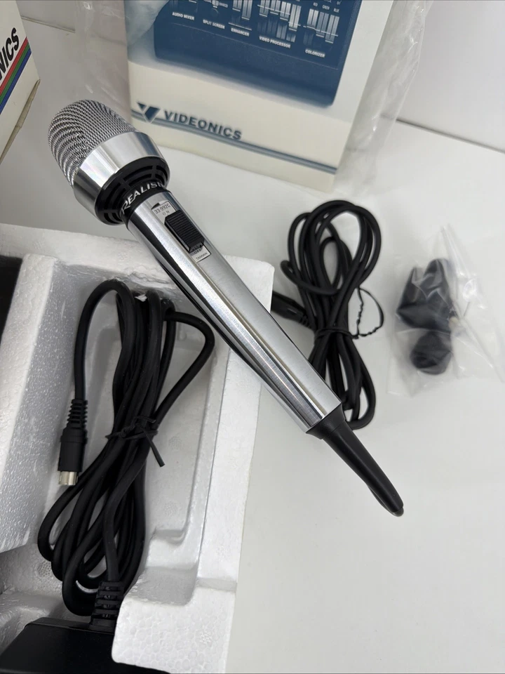 Equalizador de vídeo VIDEONICS VE-1 impecável fonte de alimentação NTSC e caixa incluída + microfone - Imagem 3 de 4