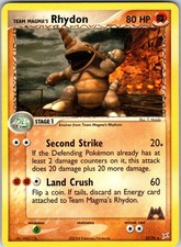 Team Magma's Rhydon Rare Team Magma vs Team Aqua 22/95 NM on eBay