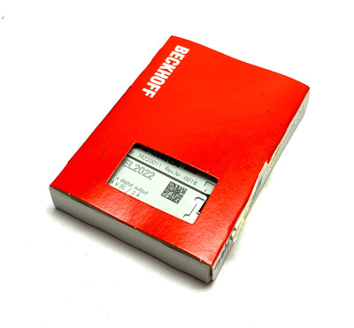 Beckhoff EL2022 EtherCAT 2-Channel Digital Output Terminal 24VDC