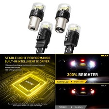 AUXITO 3157 3156 1157 7443 1156 LED Bulb Brake Tail Stop Parking Light Lamp BRS