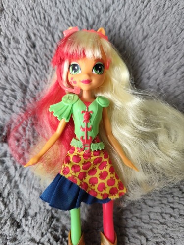 My Little Pony MLP Equestria Girls Apple Jack Rainbow Rocks Neon Single 9" Doll