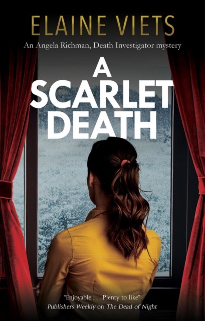 A Scarlet Death by Elaine Viets (Hardback Book)