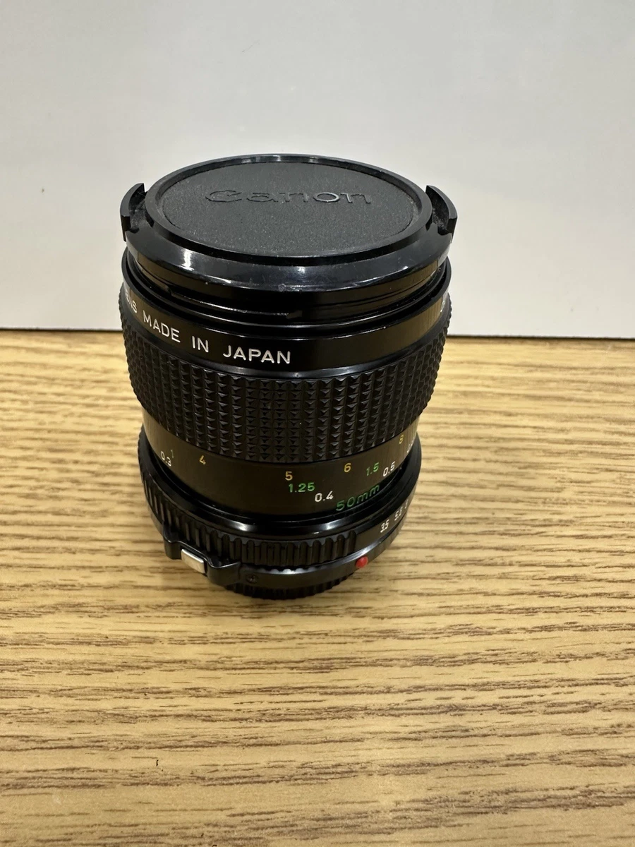 Canon キヤノン New FD 50mm F/3.5 Macro + Extension Tube FD 50 マクロレンズ Canon FD 50mm F3.5 Macro Lens FD Mount [Near Mint] W/lens Caps | eBay