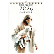 Wall Calendars 2026 Bible Story Religious Wall Calendar Religious Jesus Stunning