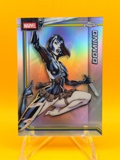 2026 Topps Chrome Marvel Comics #30 Domino Refractor