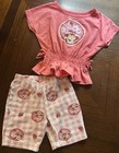 Strawberry Shortcake Kids 2 Piece Outfit Size 2T Shirt Shorts Set — photo 1