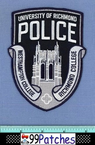 UNIVERSITY OF RICHMOND VIRGINIA College Campus Police Patch BUILDING 7L