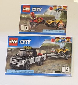 Lego 60148 Town City ATV Race Team 4x4 Truck Trailer Complete Instructions 2017
