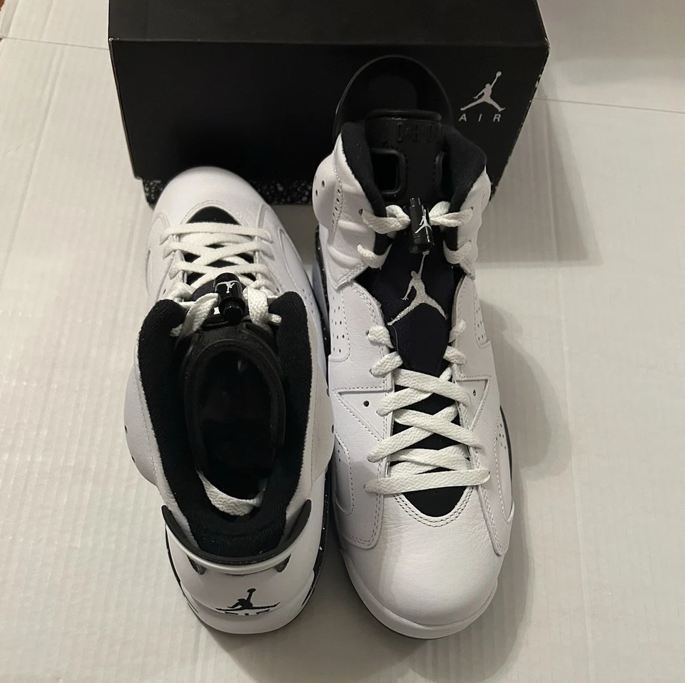 Air Jordan 6 Retro Reverso Oreo Talla 10.5 Hombre Nuevo En Caja |SE ENVÍA AHORA| Foto 3 de 4