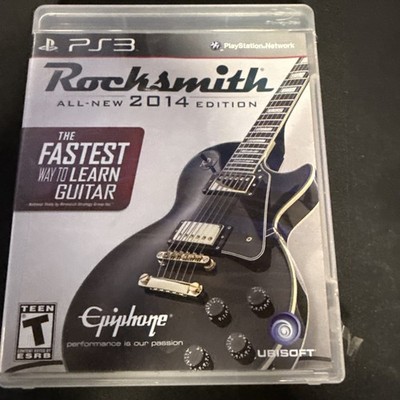 Rocksmith New2014 Edition Playstation 3 PS3 Complete IN BOX(Cable Not Included)