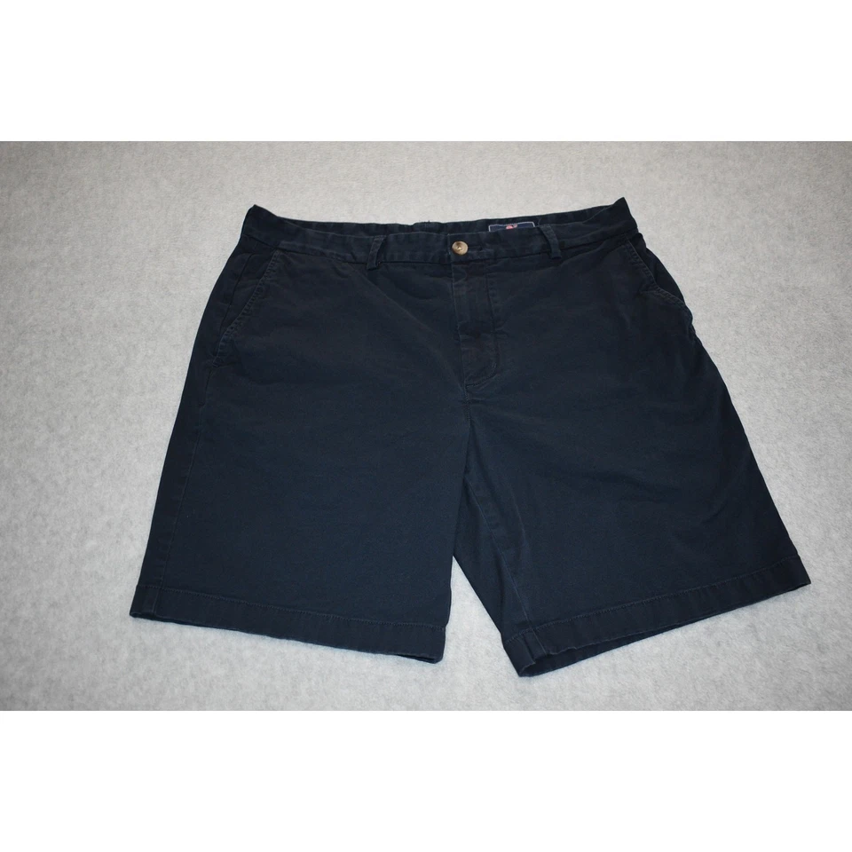 Pantalones cortos de golf Vineyard Vines Breaker para hombre talla 36 chinos caquis 8" entrepierna azul Foto 2 de 4