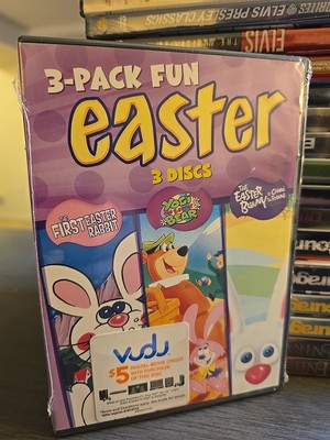Easter Fun Pack (DVD, 3 Movies) Brand New Sealed DVD / Yogi Bear, Easter Bunny