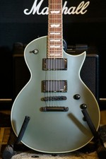 ESP LTD EC-401 Electric Guitar | Military Green Satin w/case & active EMG pickup