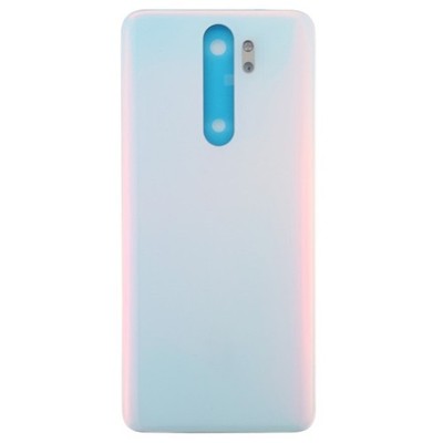Compatible Back Battery Cover for Xiaomi Redmi Note 8 Pro White Mother of Pearl