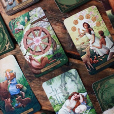 TAROT OF THE WITCHS GARDEN English Divination Tarot Card 78 Cards UK ???? Seller