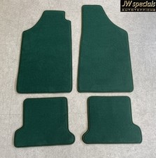 Fußmatten Autoteppiche für Audi 80 90 Typ 81 B2 1980-1988 dunkelgrün Velours Kl.
