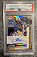 2024 Topps National NSCC Jackson Chourio RC Refractor Auto #36/50 PSA 9 Pop 4 🔥
